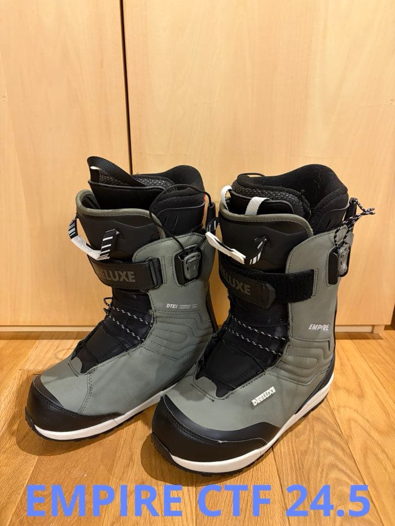 スノーボード DEELUXE EMPIRE CTF 24.5 DEELUXE ディーラックス CUSTOM THERMO FIT EMPIRE CTF スノーボード