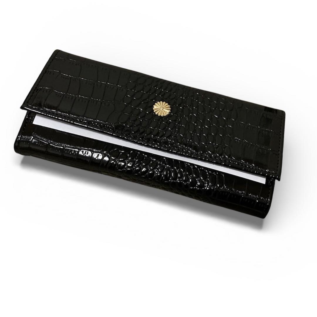 菊御紋 菊紋 国会議事堂 長財布 国会ギフト クロコダイル型押し - メルカリ