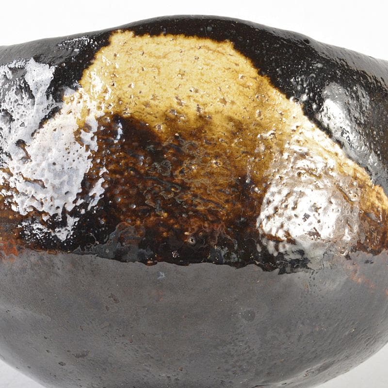 茶道具 京焼 富士山絵 黒楽茶碗 時代箱付 V R5908 - メルカリ