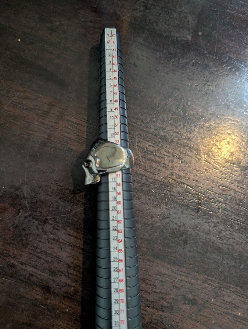 ナンバーナイン スカルリング ブラックコーティング 15号 - メルカリ