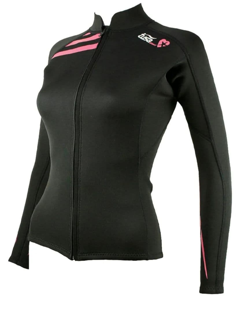 【新品未使用】ウェットスーツ メンズM、レディースSセット 黒/黄色・黒/ピンク