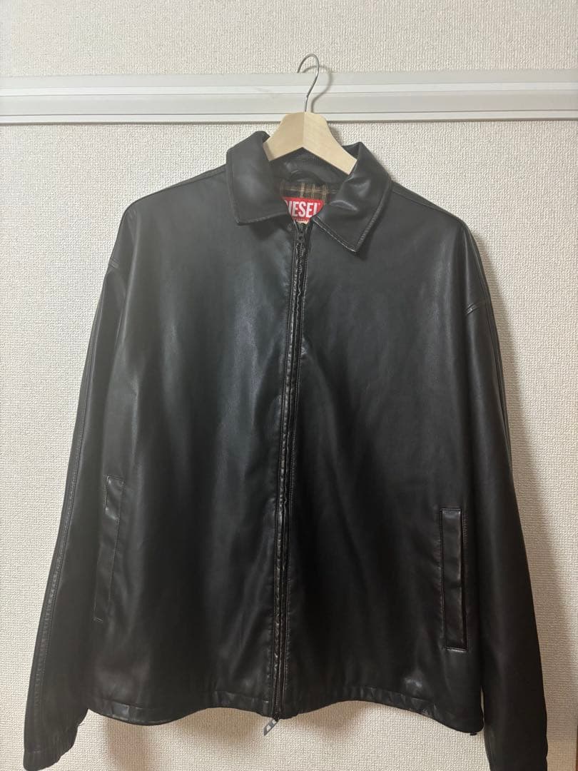 25aw DIESEL J-AKE フェイクレザージャケット 48 - メルカリ