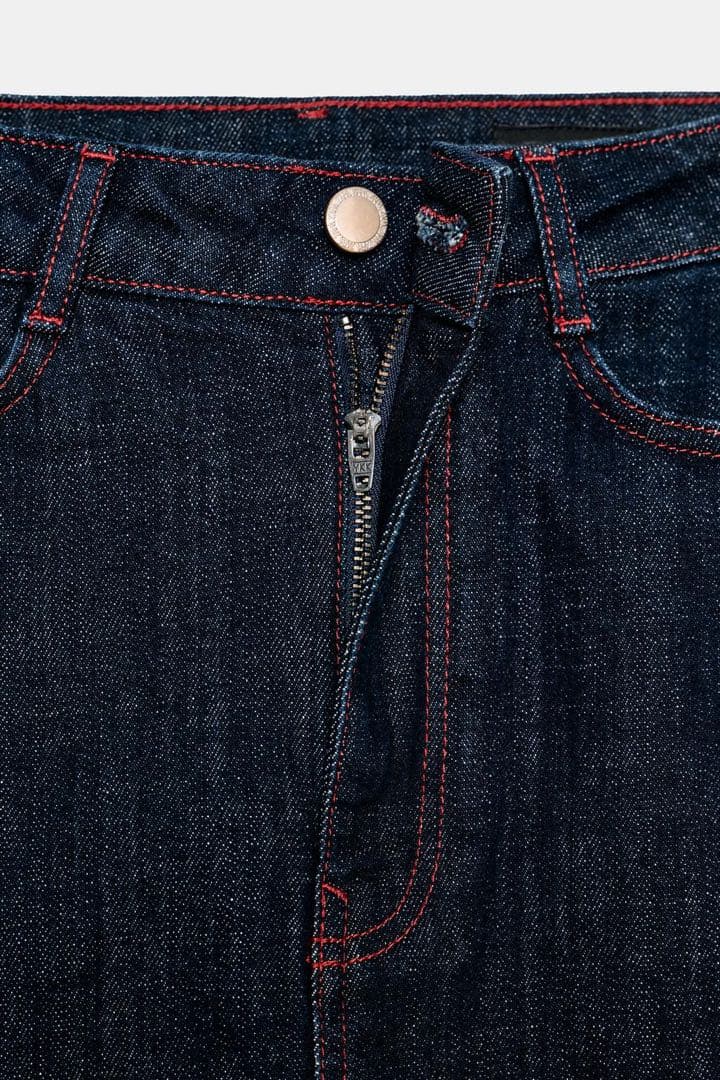 完売品 ZARA Z1975ミディ丈デニムスカート Sサイズ新品タグ付き - メルカリ