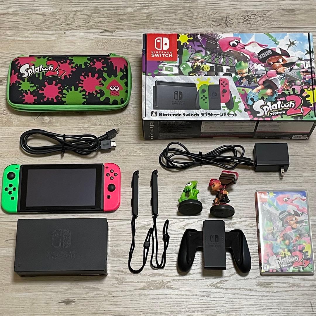 Nintendo Switch 本体 Splatoon 2 Edition スプラトゥーン2』順次予約開始！ イカした色のJoy-Conが入った