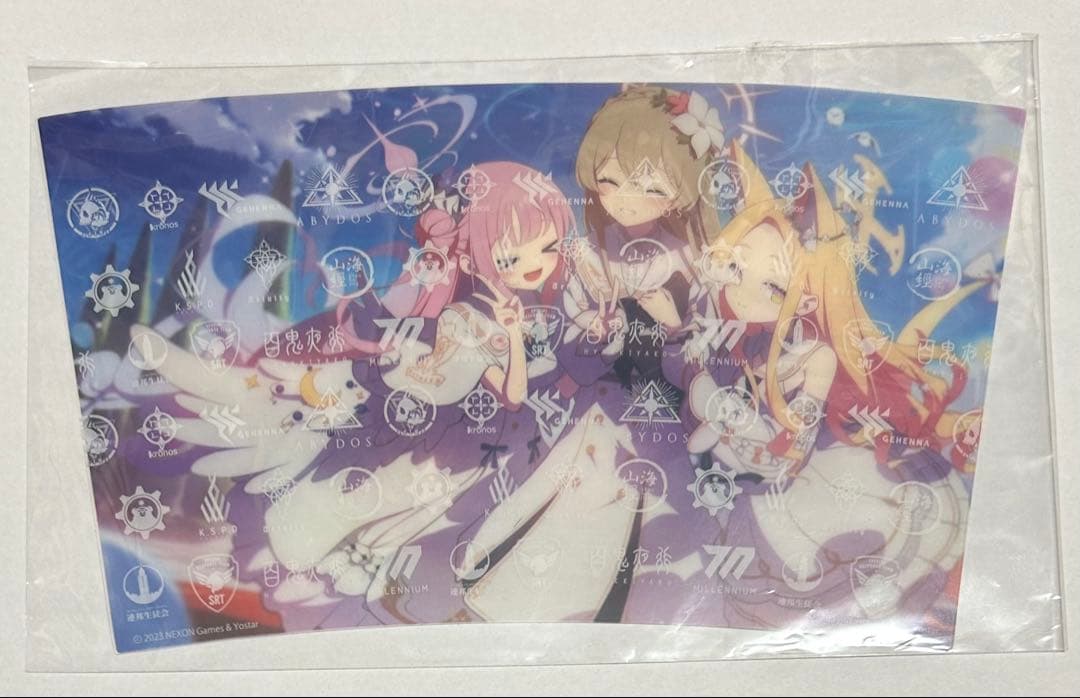 ブルーアーカイブ クリアイラストシート 聖園ミカ 桐藤ナギサ 百合園