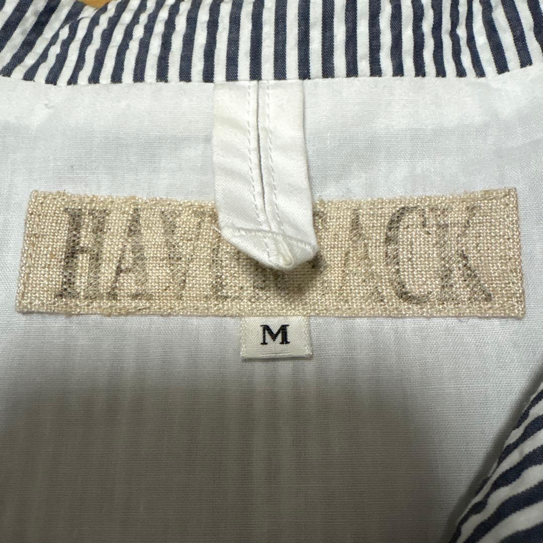 ハバーサックHAVERSACK チャイナ シャツ ジャケット シアサッカー