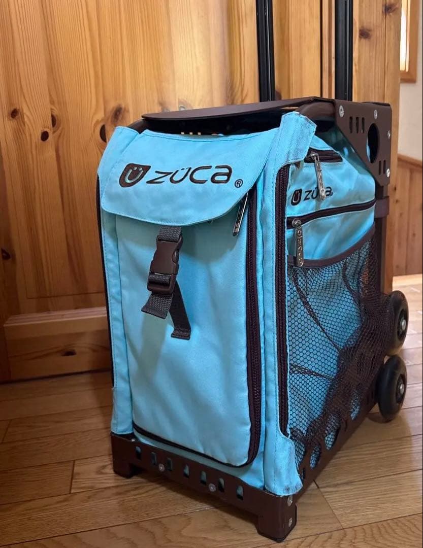 中古★ZUCA 座れるキャリーケース 中古・古着通販】ZUCA (ズーカ) 座れるキャリーバッグ ブルー