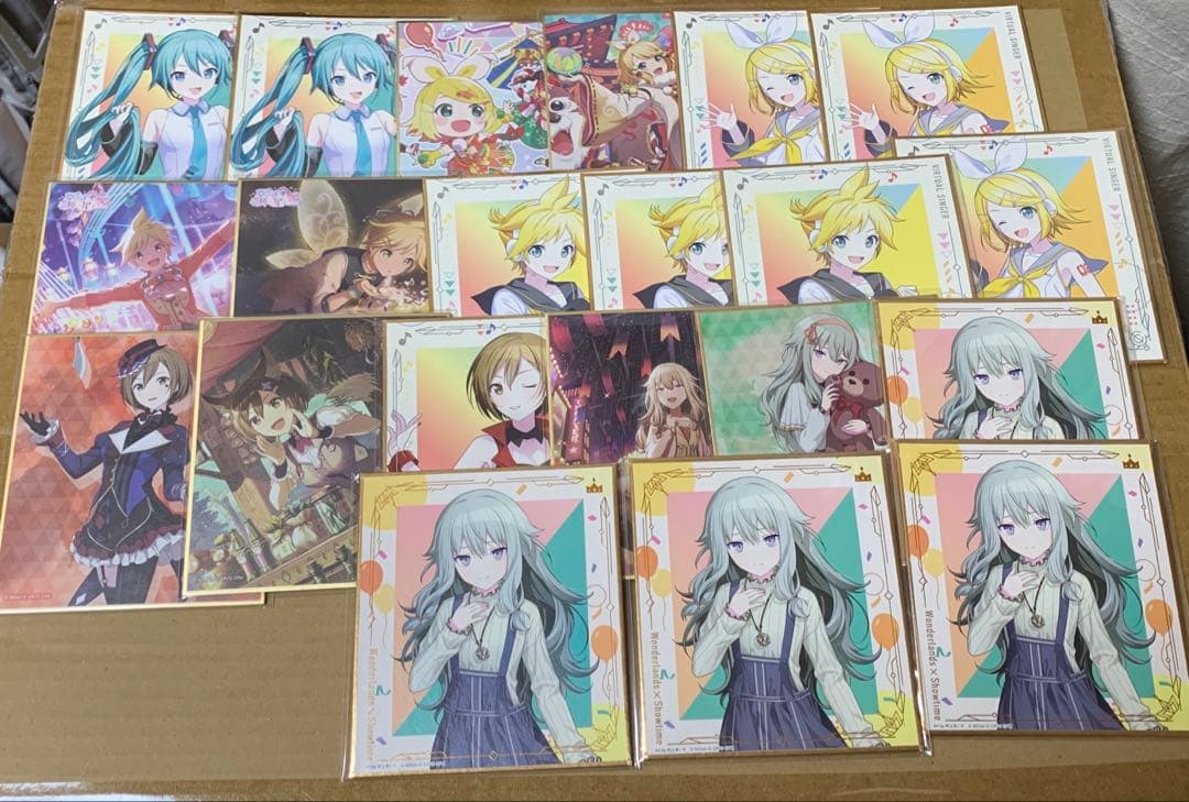 プロセカ　色紙　まとめ売り　45点