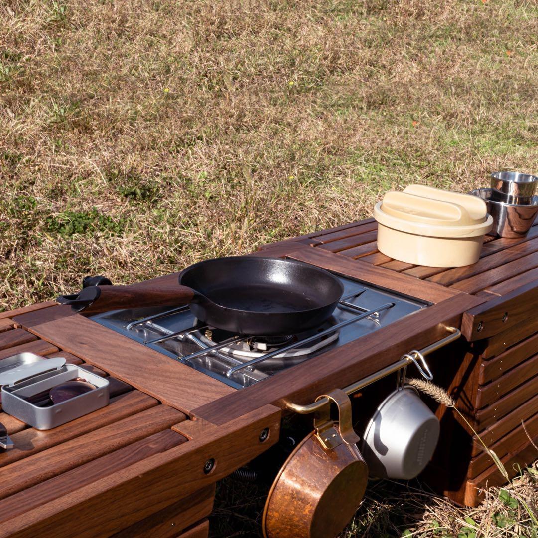 ikiki イキキ　バーナーエクステンションテーブルウォルナット エクステンションテーブル イキキ IKIKI バーナーエクステンション