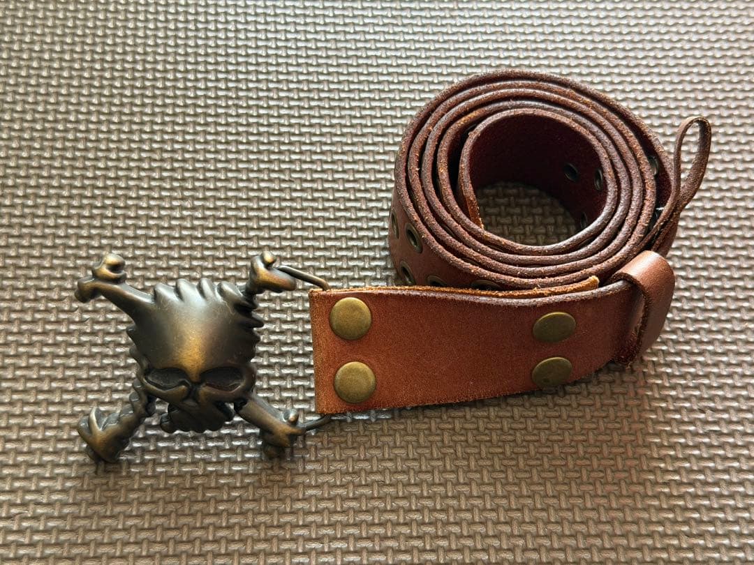 OAKLEY（オークリー）3Dスカル バックル ベルト ブラウン（茶）／中古 Yahoo!オークション -「オークリー ベルト」(ファッション) の落札相場