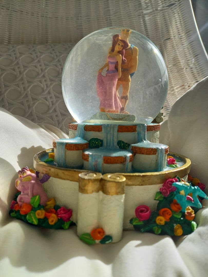 ヘラクレス メガラ メグ I won't say オルゴール スノーグローブ