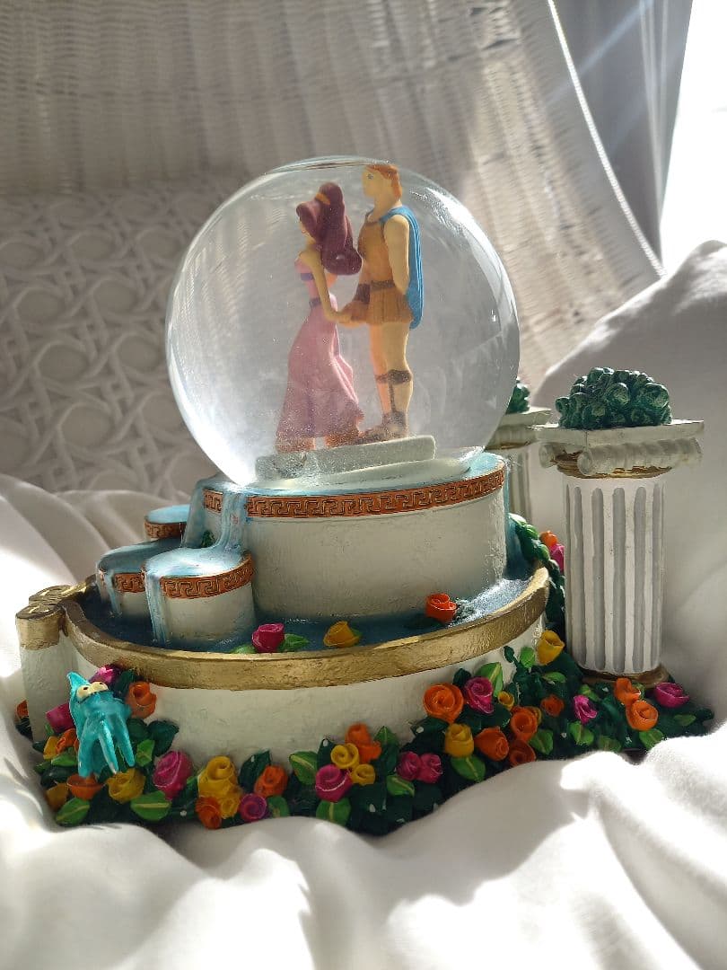 ヘラクレス メガラ メグ I won't say オルゴール スノーグローブ