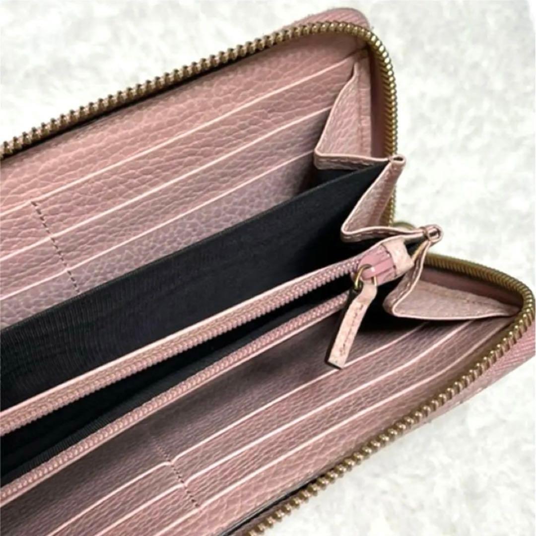 GUCCIグッチ 正規品 GGマーモント ラウンドジップ 長財布 - メルカリ