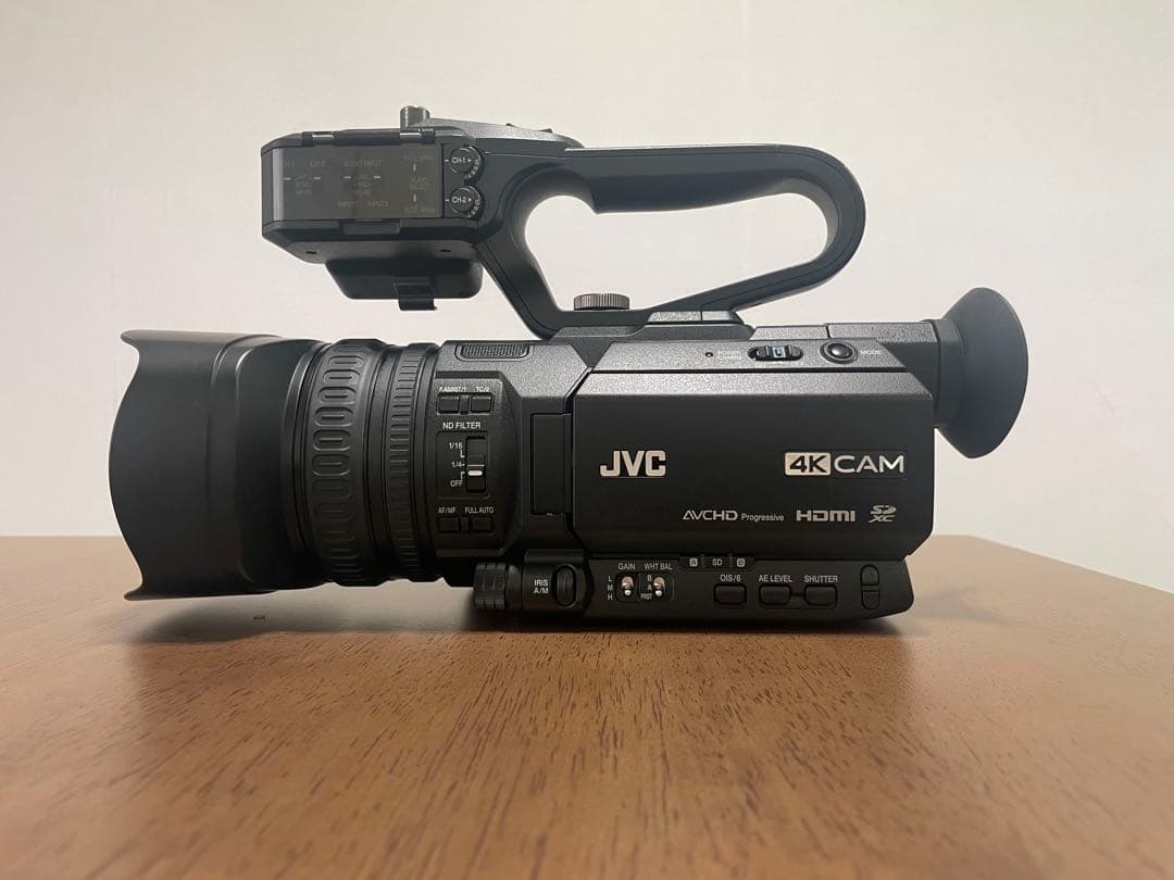 JVC GY-HM185 4K ビデオカメラ - メルカリ