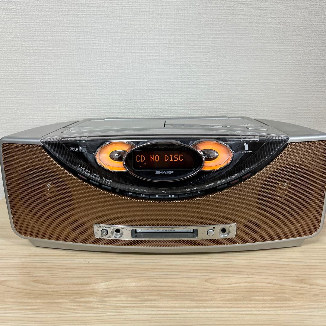シャープ 1ビットCD/MDラジカセ SD-FX200-D - メルカリ