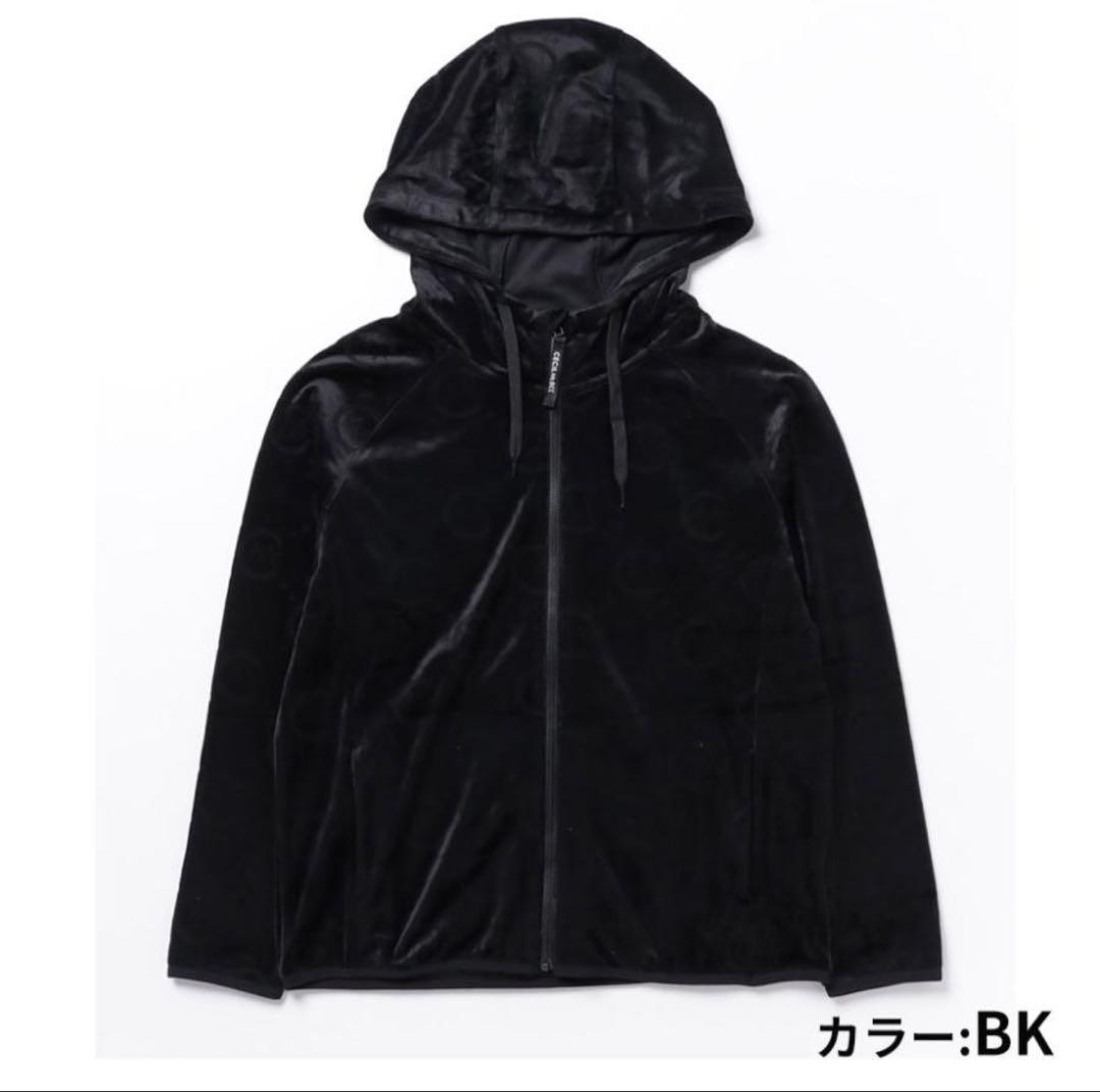 新品】セシルマクビー ベロアフーディー セットアップレディースゴルフ