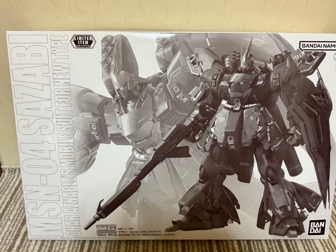MG サザビー + νガンダム　メカニカルクリア