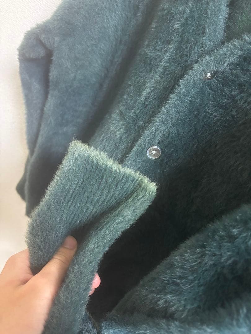 Stussy ダークグリーン カーディガン M