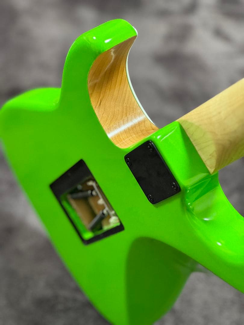 Charvel steve vai Green Meanie風MOD - メルカリ