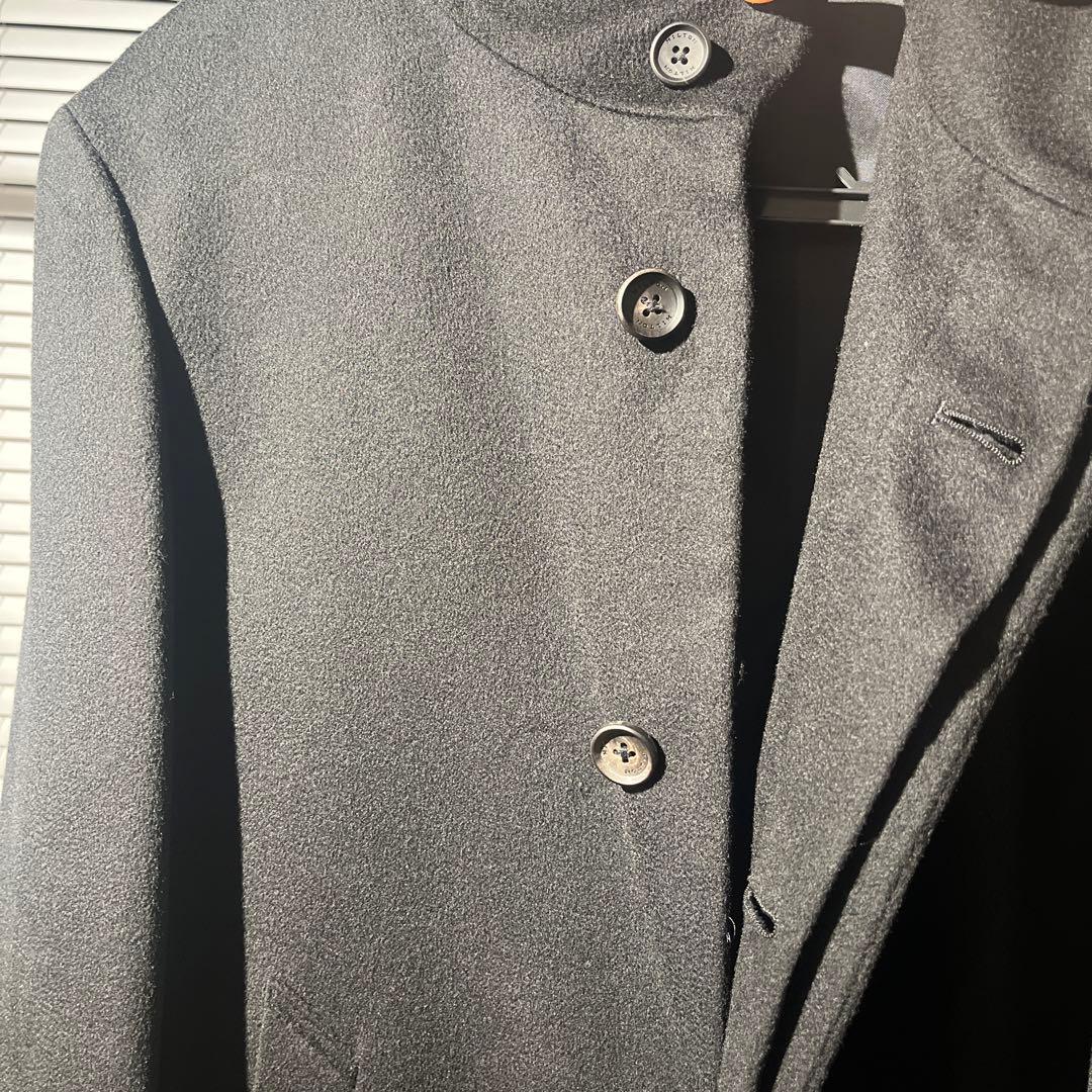 ヒルトン/HILTON×コロンボ社製 カシミア100% スタンドカラー コート