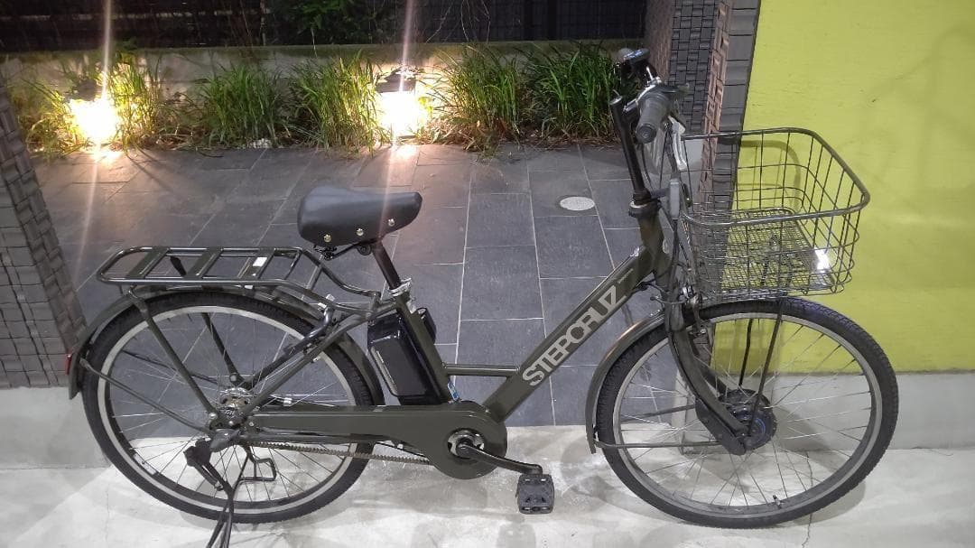 ステップクルーズｅ　バーハンドル　回生充電機能付　ブリヂストン　26インチ STEPCRUZ ステップクルーズe ブリヂストン(BRIDGESTONE) 電動自転車