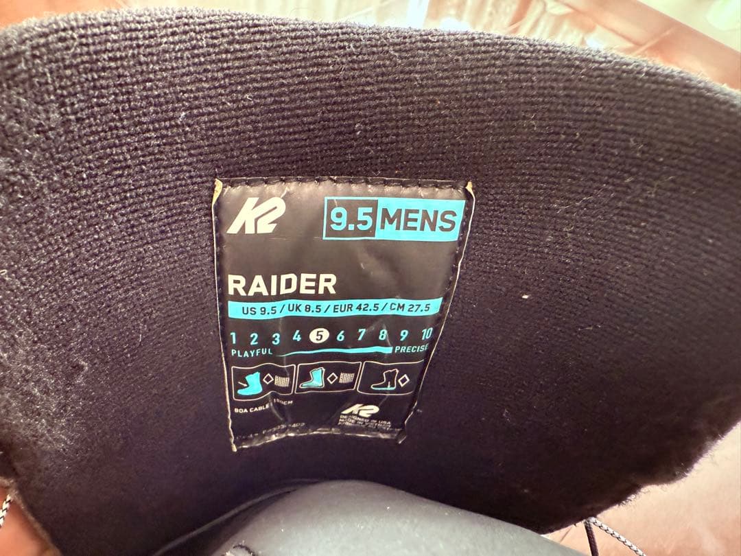 K2 RAIDER スノーボードブーツ 27.5cm