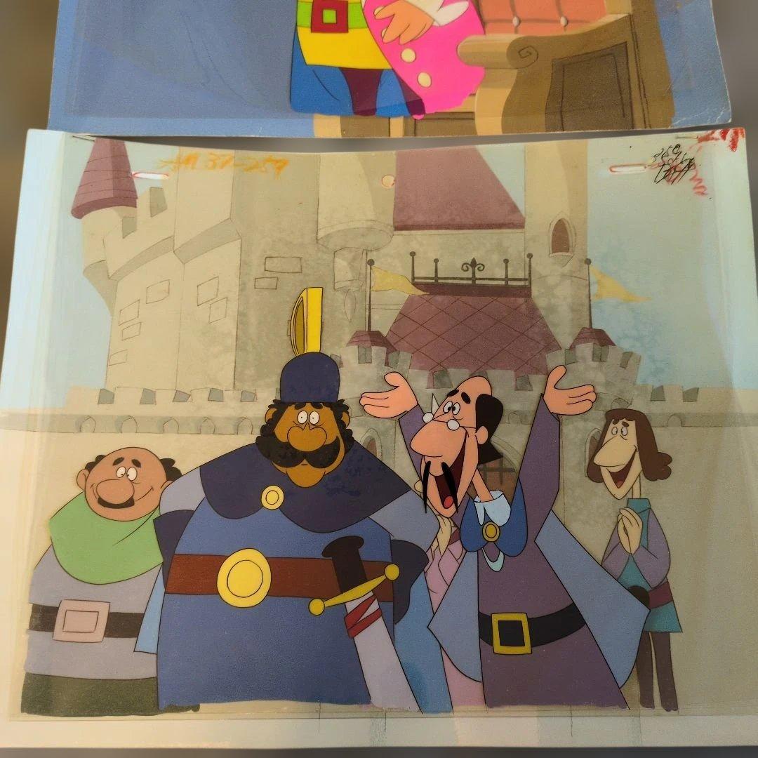 虫プロの遺産 なつかしの世界名作 アンデルセン物語 『裸の王様』セル画