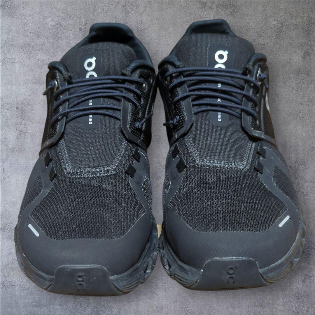 On Cloud6 メンズ 26.0cm オールブラック ランニングシューズ