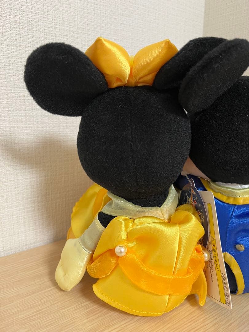 【新品未使用】美女と野獣　ミッキー＆ミニー ペアぬいぐるみ　ランド31周年