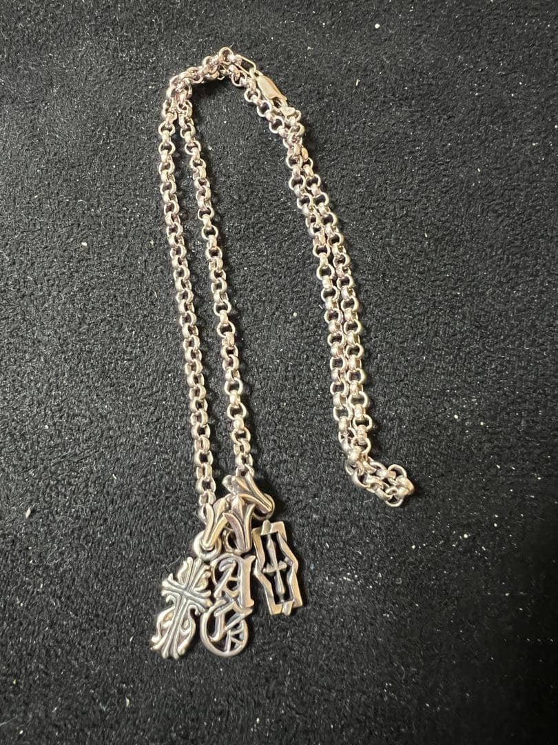 A&G シルバー　ネックレストップ A&G - A&G エーアンドジー フレアプレート ネックレストップ