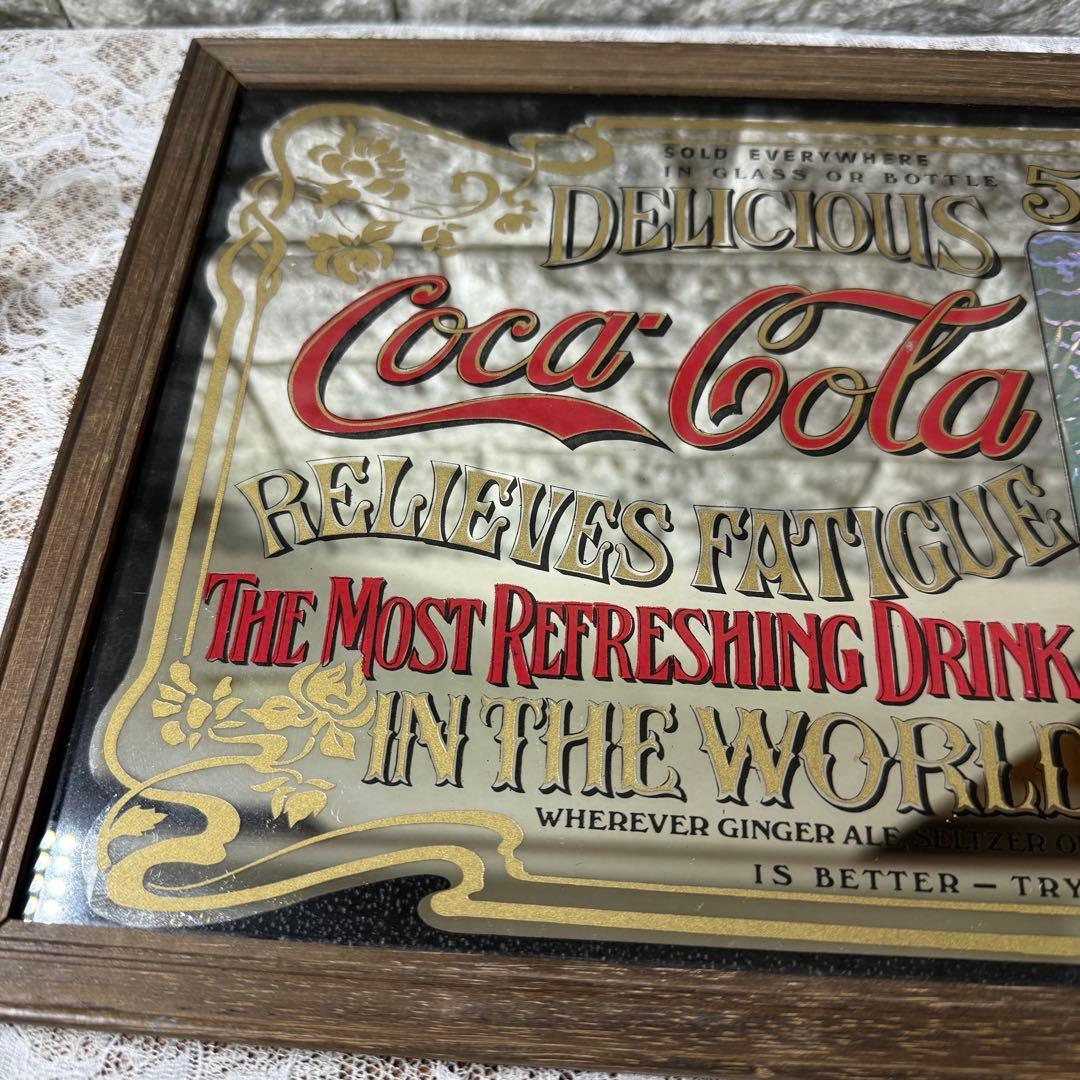パブミラー Coca-Cola コカ・コーラ 少女 ヴィンテージ - メルカリ