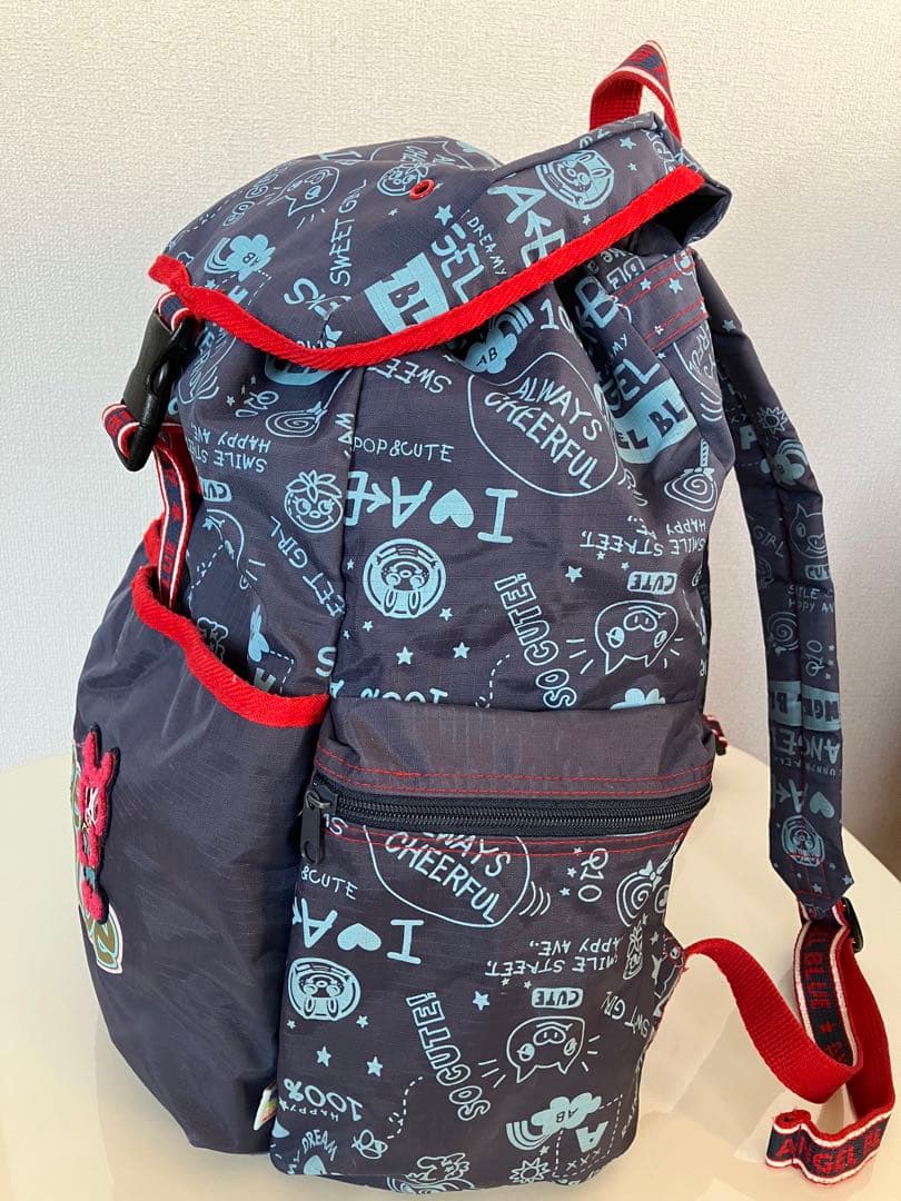 エンジェルブルー ナイロンリュック - メルカリ