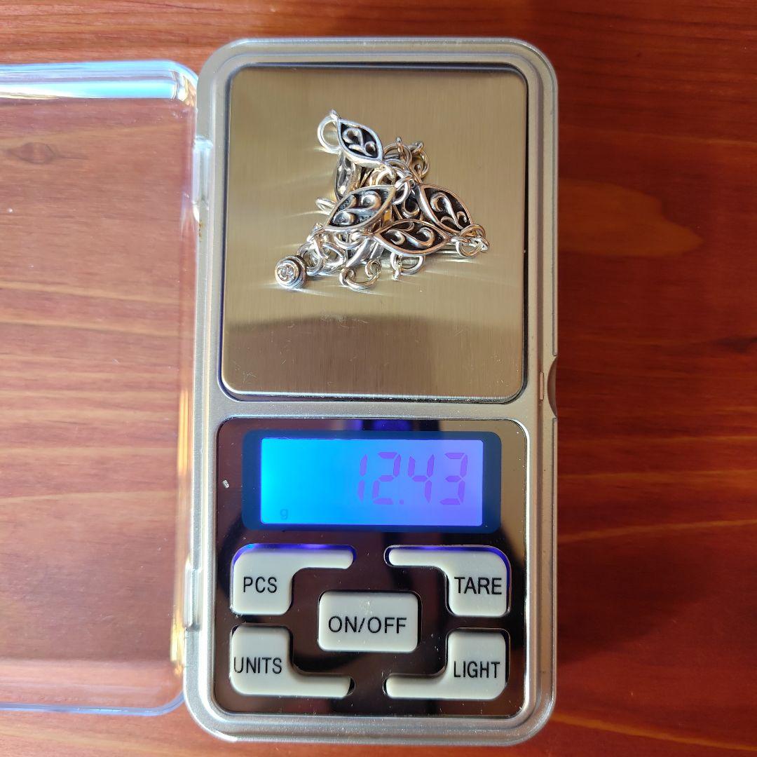 AQUASilver シルバー925 銀 浮き彫り ブレスレット 12.4g