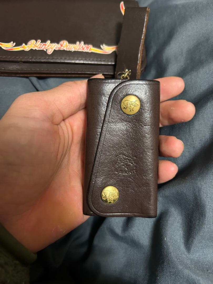 80'S】 ハーレーダビッドソン ミドルトラッカーウォレット イルビゾンテ 付