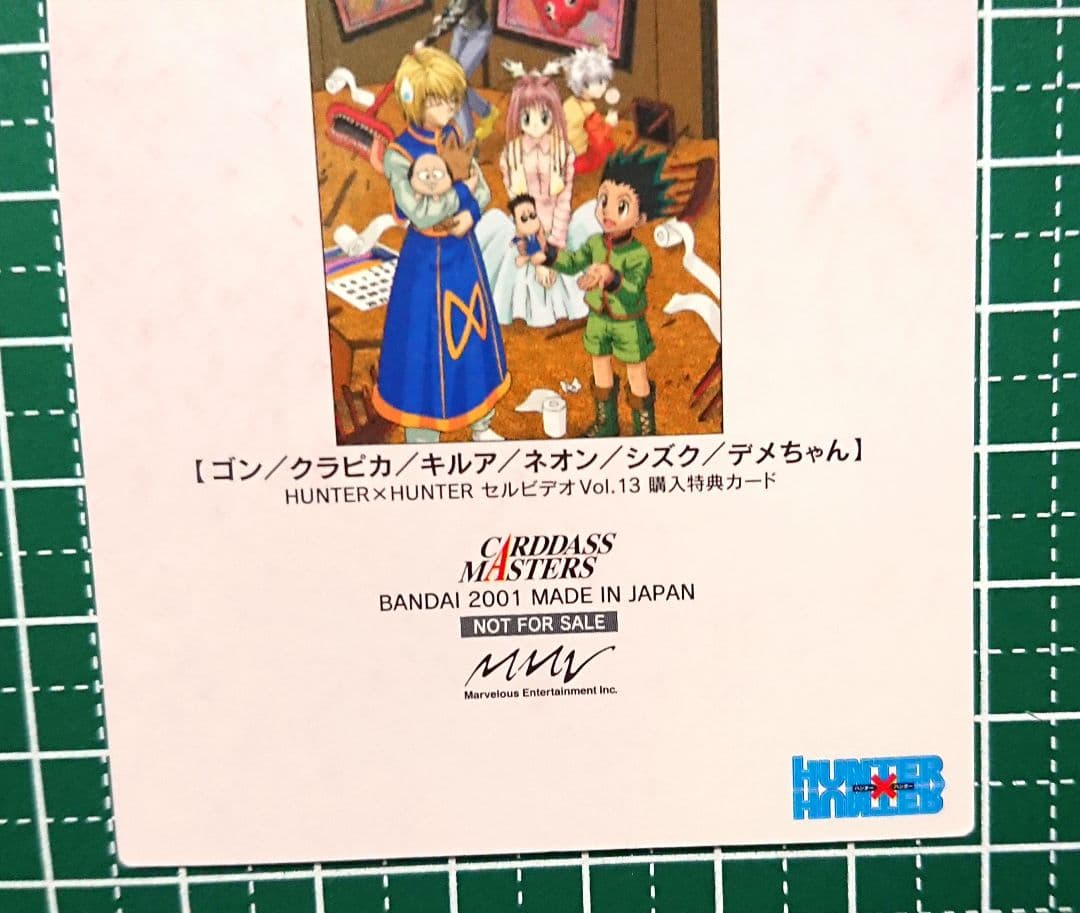 HUNTER×HUNTER　セルビデオVol.13　購入特典カード