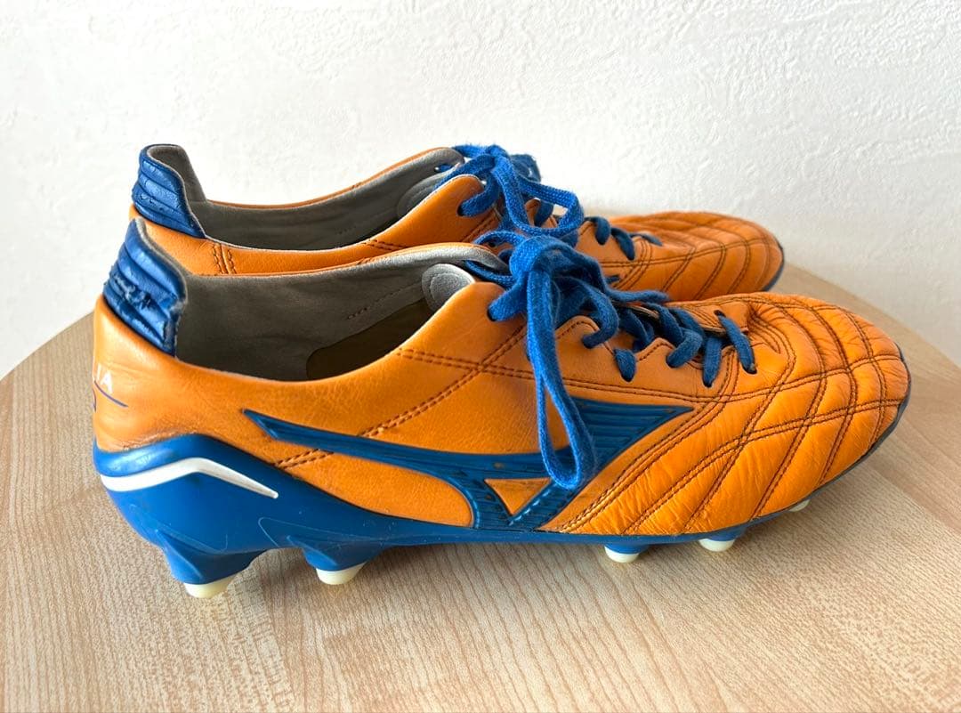 ミズノ モレリアネオ　25.0cm オレンジ×ブルー　2013年限定モデル