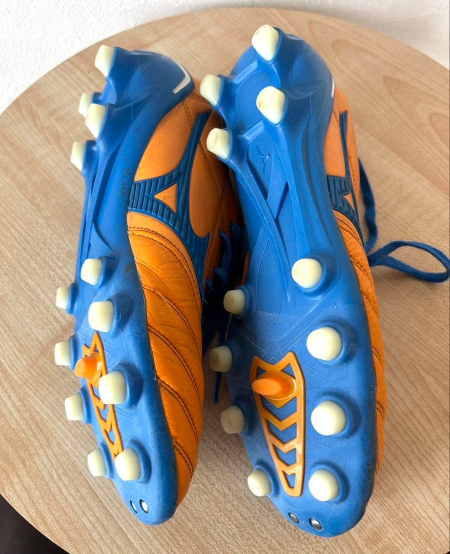 ミズノ モレリアネオ　25.0cm オレンジ×ブルー　2013年限定モデル