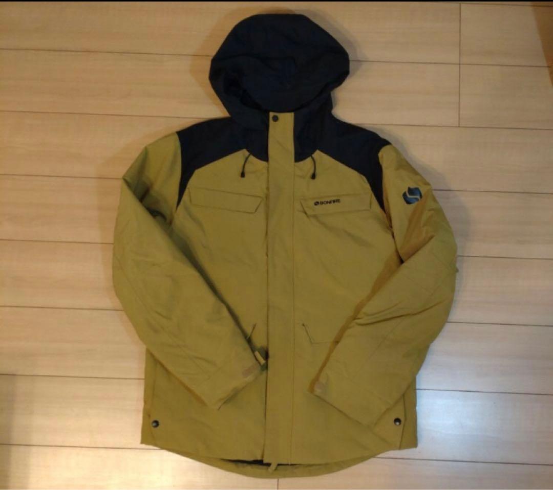 BONFIRE スノーボードジャケット イエロー/ブラック　中古美品 楽天市場】BONFIRE（カラーイエロー）（スノーボード用ウェア