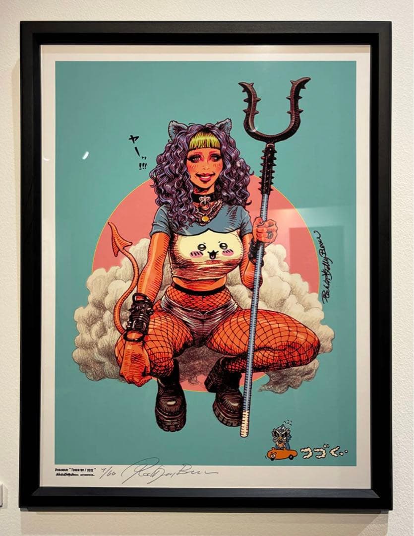 60枚限定 ロッキンジェリービーン ちいかわ ポスターEROSTIKA