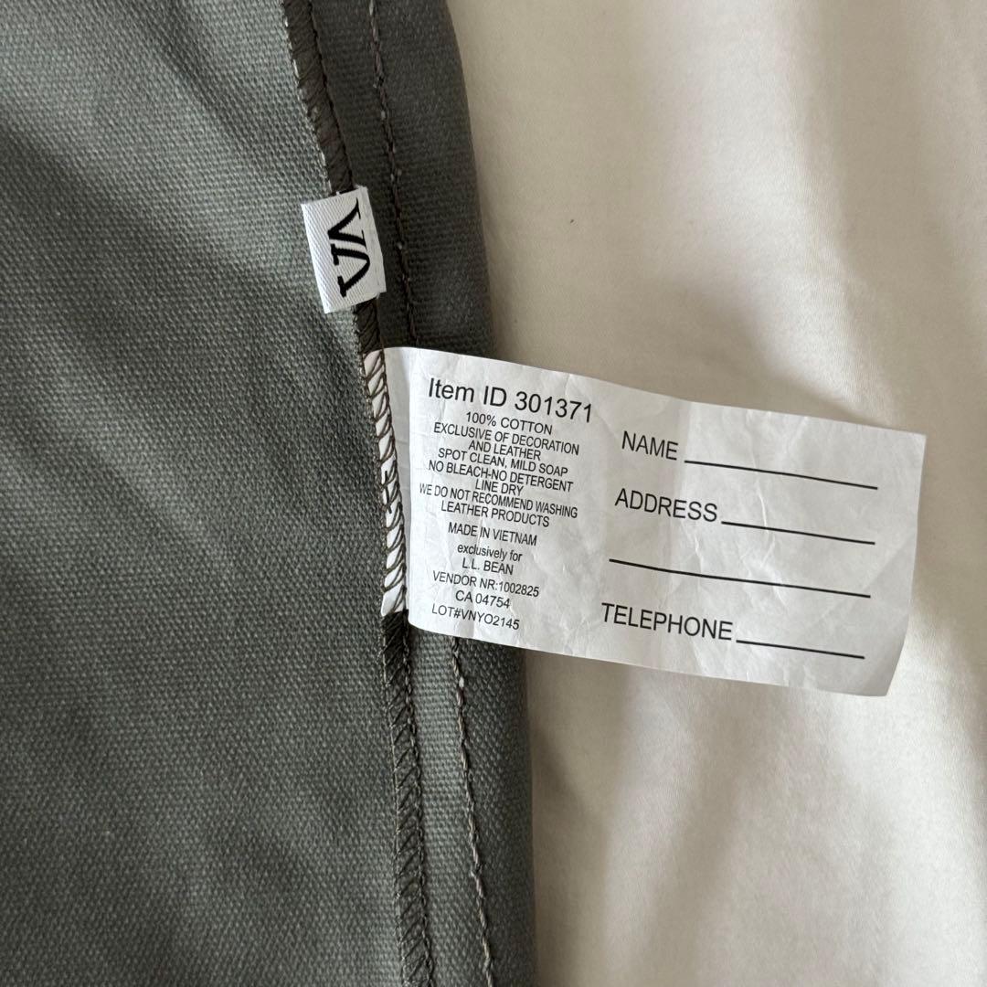 Fragment L.L.Bean トートバッグ 藤原ヒロシ V.A. オリーブ