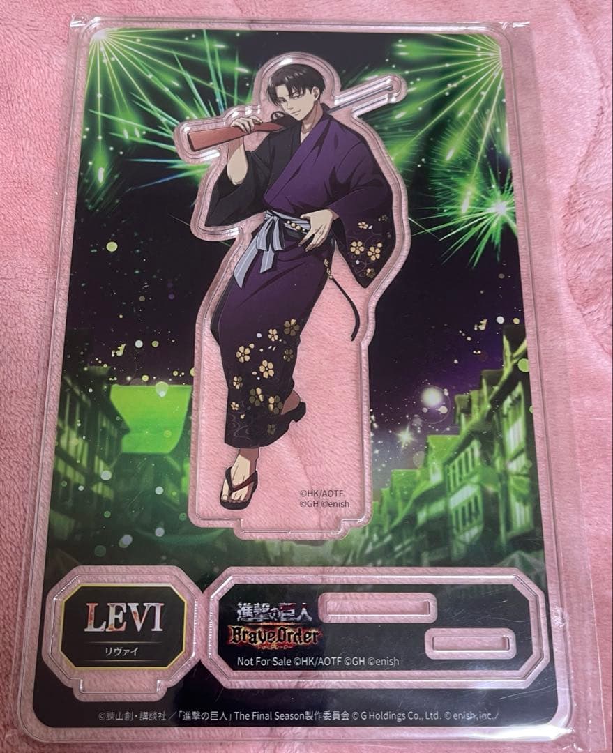 進撃の巨人 Brave order アクスタ 縁日 リヴァイ - メルカリ