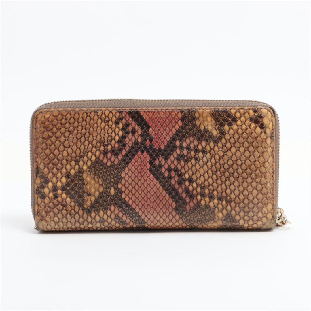 GUCCI】ソーホー グッチ 希少 長財布 パイソン ラウンドジップ 箱付