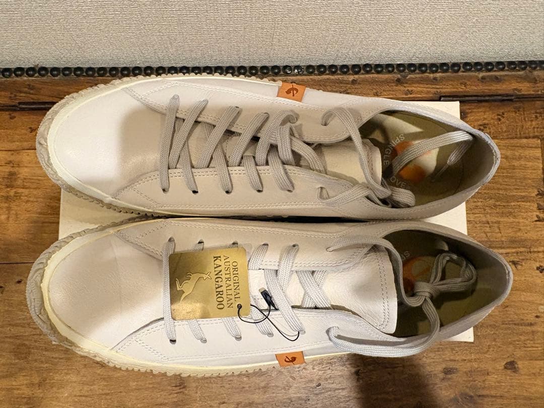 【限定セール】spingle move スニーカーLL 27.5cm アイボリー