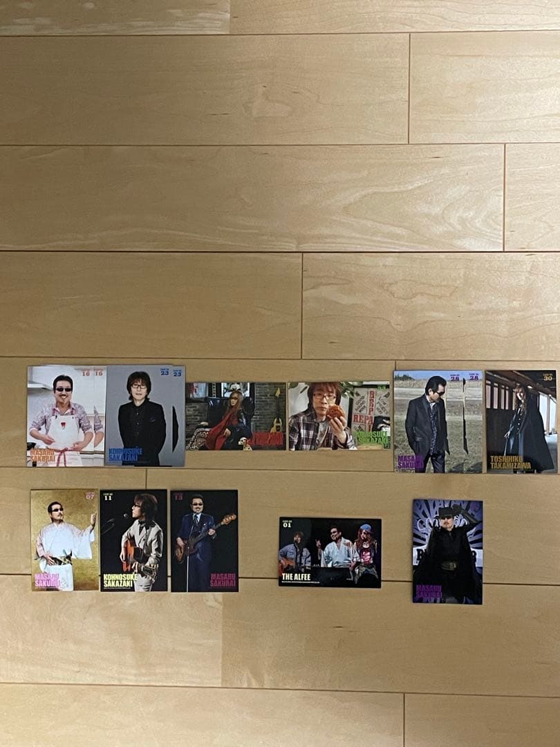 THE ALFEE 櫻井 坂崎高見澤 カード