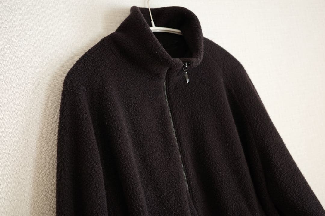 美品】COMOLI 22AW ウールフリース セットアップ ダークネイビー 1