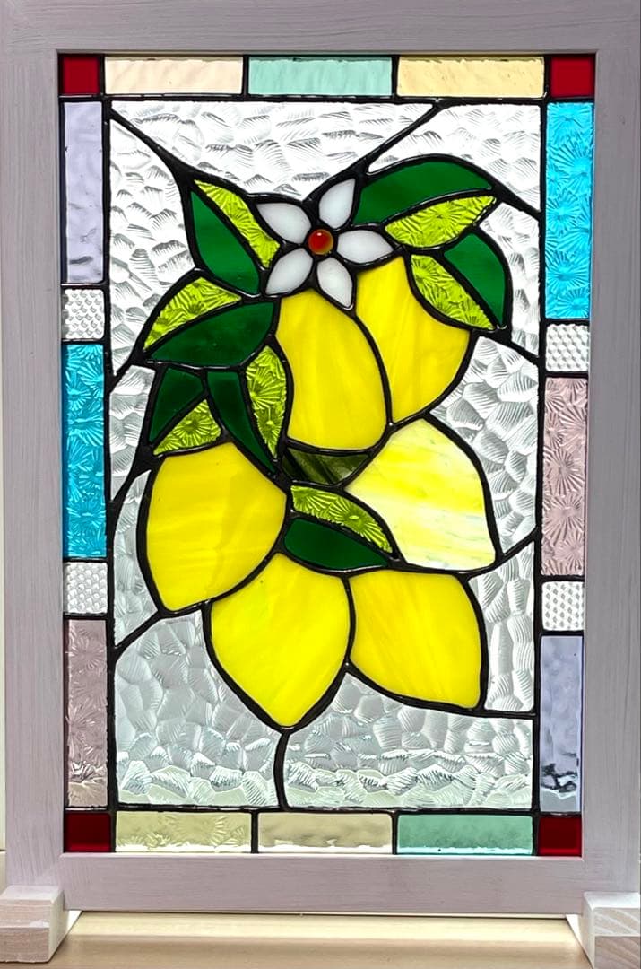 ステンドグラスパネル【レモン】 - メルカリ