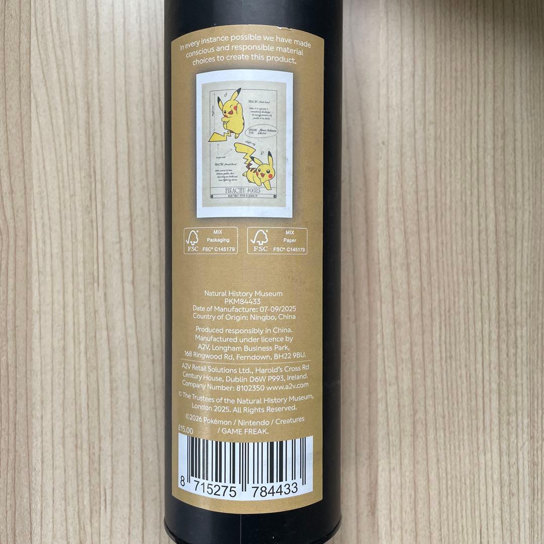 希少新品】ポケモン30周年ロンドン自然史博物館コラボA3ポスター