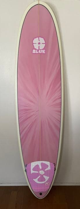 Blueブルー　サーフボード　リーシュコード、デッキパッド付き グラッシー リーシュコード 9 9ft サーフィン リーシュ レギュラー