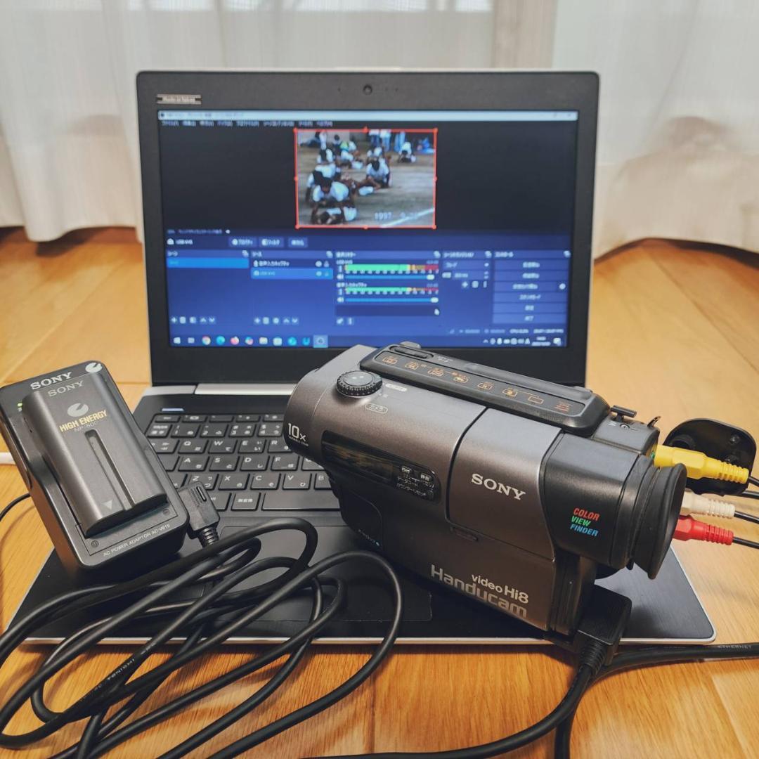 動作確認済】SONY 高画質 8ミリ Hi8 ビデオカメラ CCD-TR3 - メルカリ