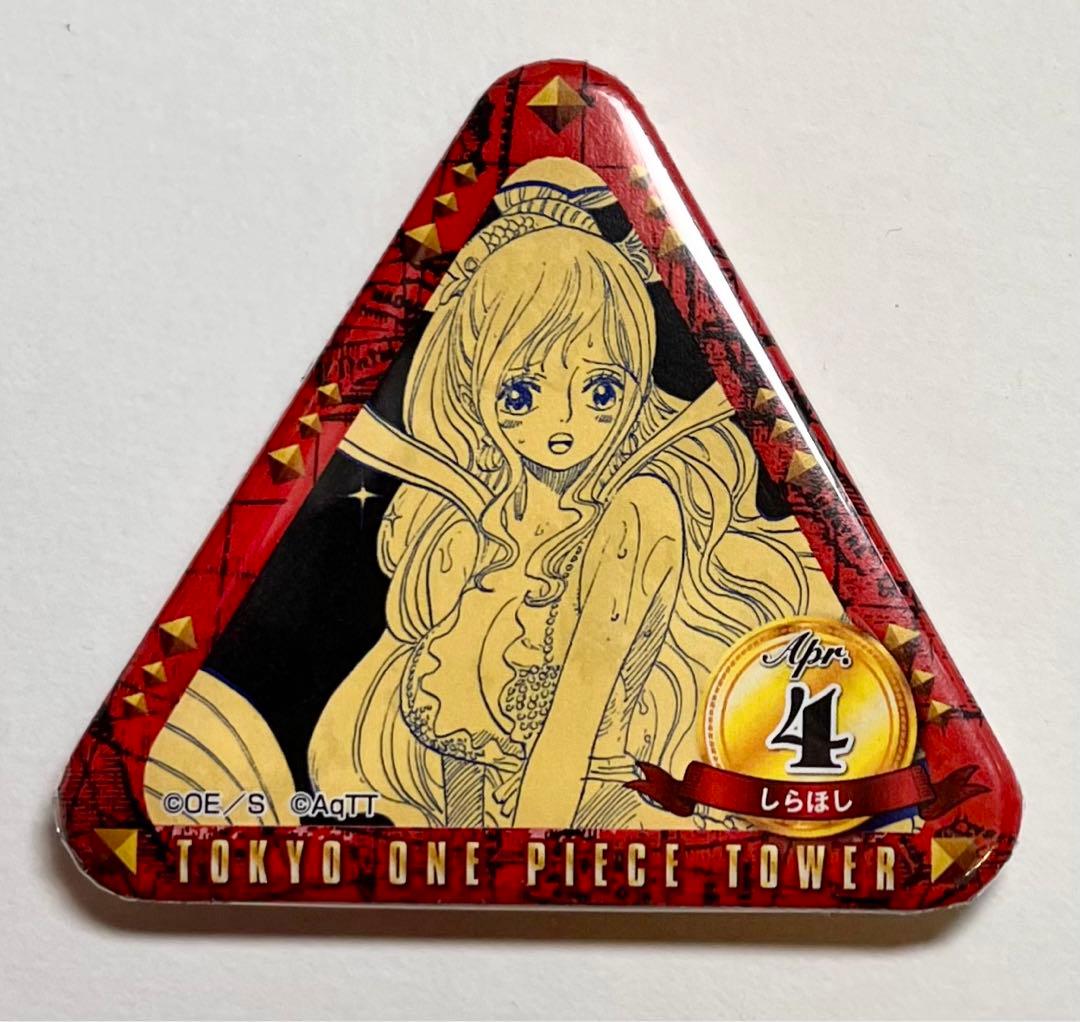 ONE PIECEワンピースタワー トンガリ バースデー 缶バッジ しらほし姫